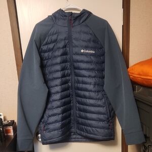 Columbia Blue Hyrbid Insulated Jacket